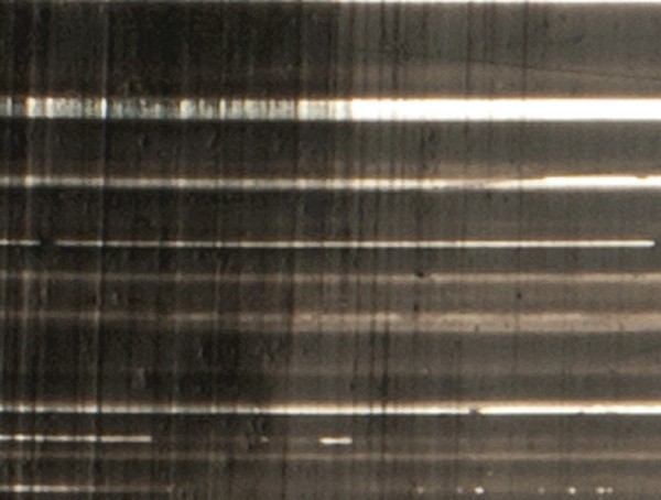 Verzierwachsplatten, gestreift, 200x100x0,5mm, 10 St., dkl.grau