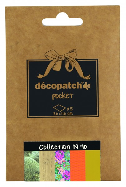 Decopatch Pocket Papier, 5er Sortiment, Collection No 10