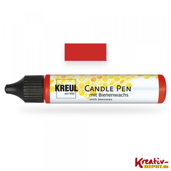 KREUL Candle Pen, 29 ml, Rot