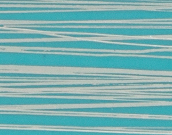 Verzierwachsplatte, silber gestreift, 200x100x0,5mm, pastellblau
