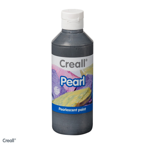 Creall-pearl, Perlmuttfarbe, 250 ml, Schwarz