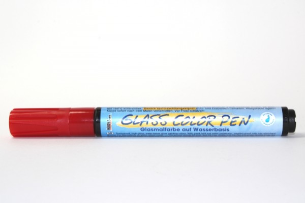 Hobby Line GLASS COLOR Pen, Rot