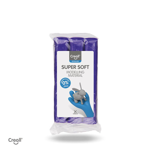 Creall® Super Soft Modellierknete, 500g, violett