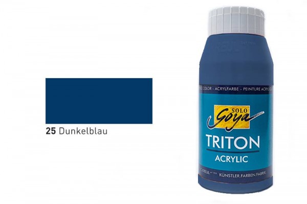 SOLO GOYA TRITON ACRYLIC BASIC, 750 ml, Dunkelblau