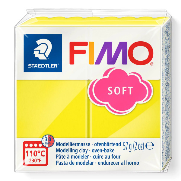 FIMO soft, Modelliermasse, 57 g, Limone