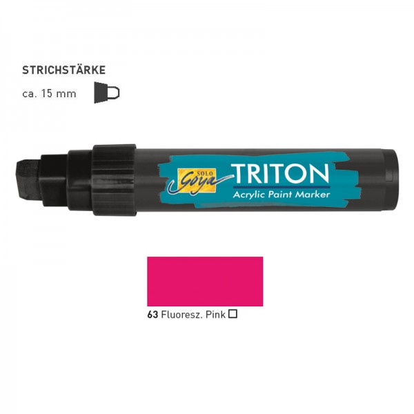 SOLO GOYA TRITON Acrylic Paint Marker 15.0 - Fluoresz. Pink