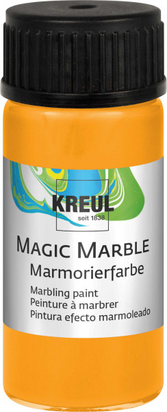 Kreul Magic Marbel Marmorierfarbe, 20 ml, Neonorange
