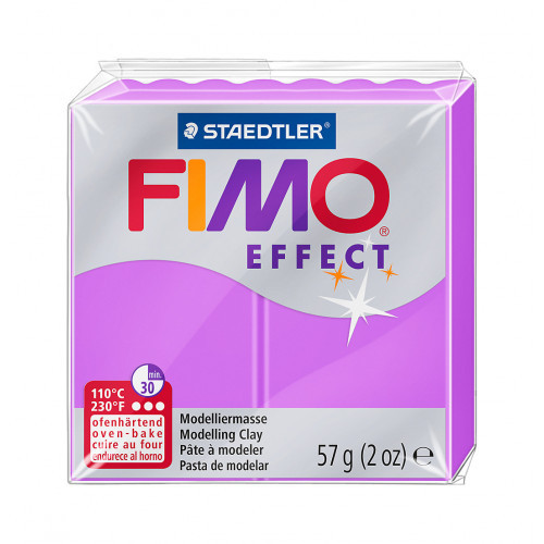 FIMO effect, Modelliermasse, 57 g, Neon Lila
