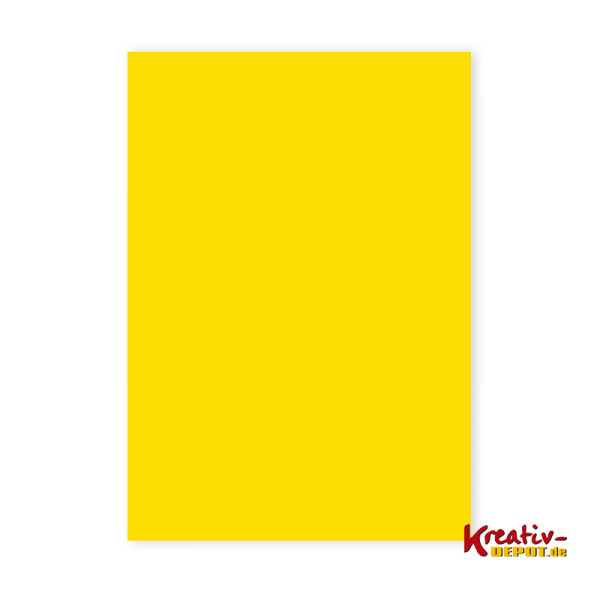 Buntpapier ungummiert, 35x50cm, 20 Bogen, gelb