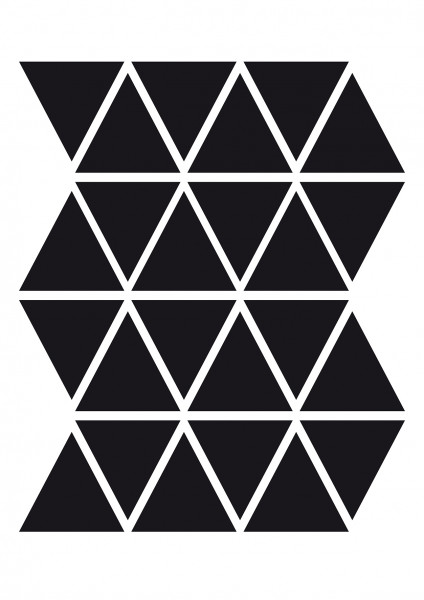 Viva Decor Universal-Schablone, DIN A3, Dreiecks-Muster