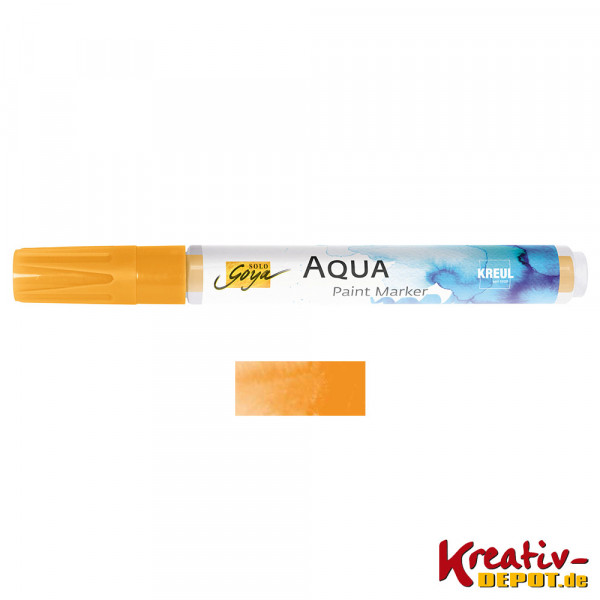 SOLO GOYA Aqua Paint Marker brush, Orange