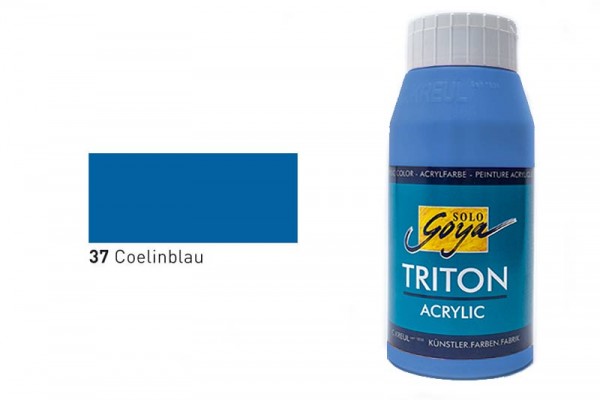SOLO GOYA TRITON ACRYLIC BASIC, 750 ml, Coelinblau