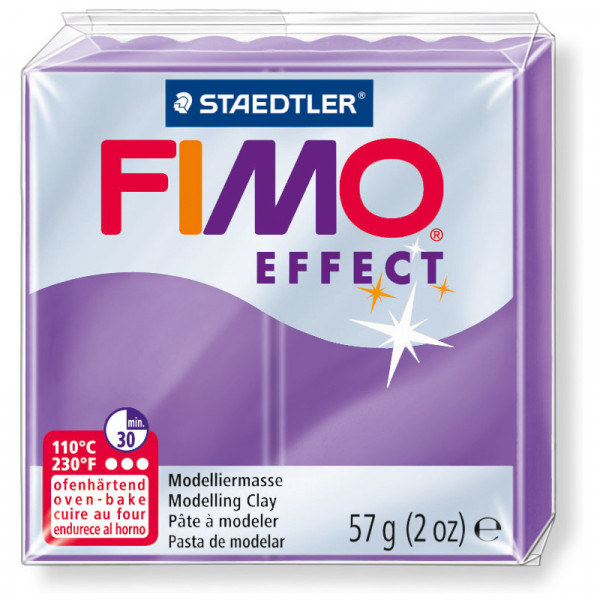FIMO effect, Modelliermasse, 57 g, Transparent Lila