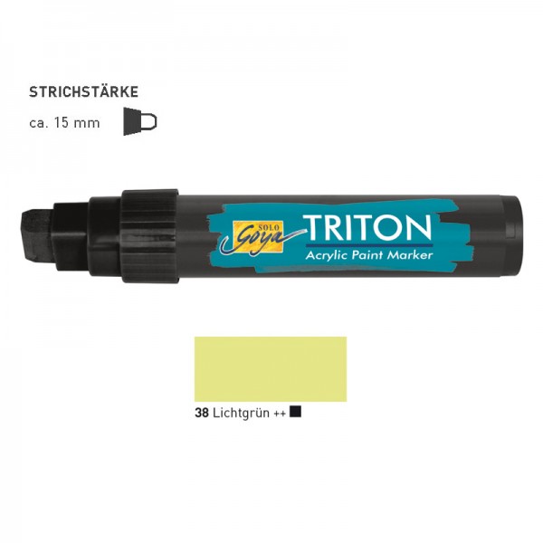 SOLO GOYA TRITON Acrylic Paint Marker 15.0 - Lichtgrün