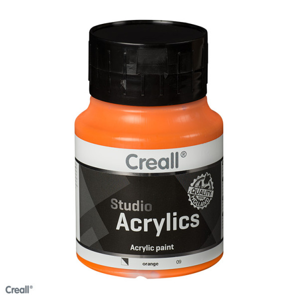 Creall-studio Acrylfarbe, 500 ml, Orange