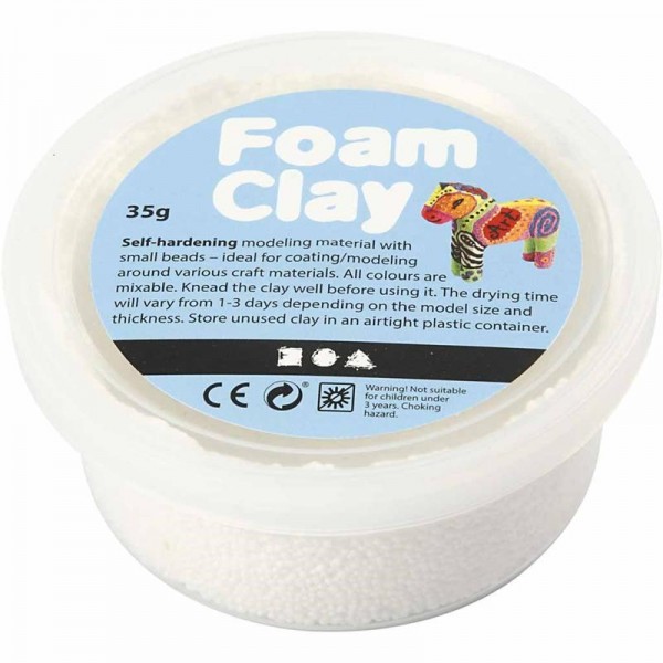 Foam Clay - Weiß, 35g