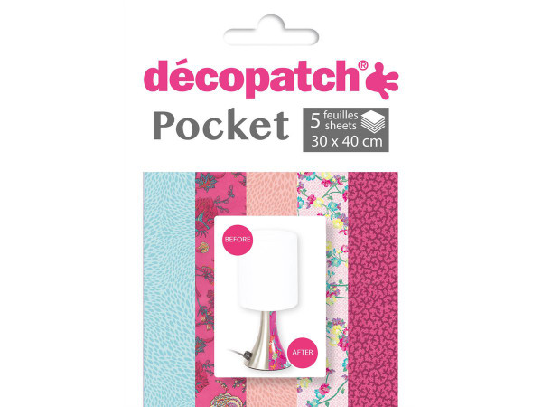 Decopatch Pocket Papier, 5er Sortiment, Collection No 21