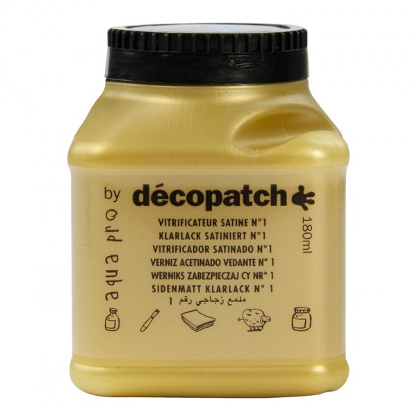 Decopatch / Aquapro-Lack satiniert No. 1, 180 ml