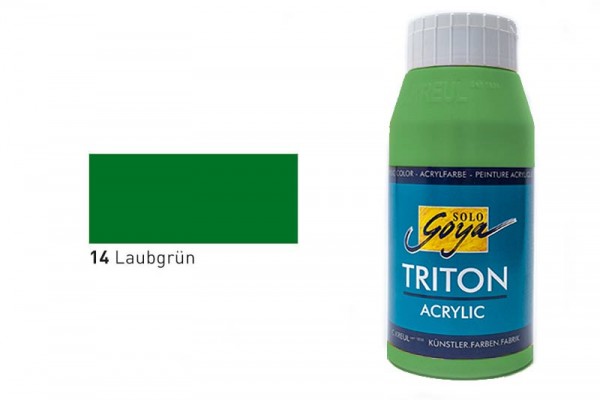 SOLO GOYA TRITON ACRYLIC BASIC, 750 ml, Laubgrün