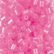 Nabbi Bügelperlen, 1.100 Stück, pink transparent