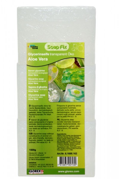 Glycerinseife, mit Aloe Vera, Öko transparent, 1500 g
