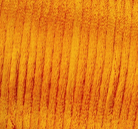 Satin Flechtkordel, Länge 50 m, Stärke 2 mm, orange