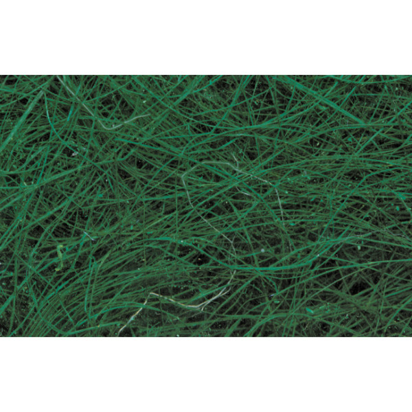 Grasfaser / Sisal Faser, 30g, dkl. grün