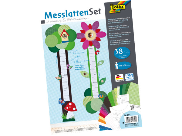 Messlatten-Set "Baum und Blume"