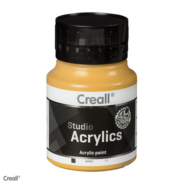 Creall-studio Acrylfarbe, 500 ml, Ocker