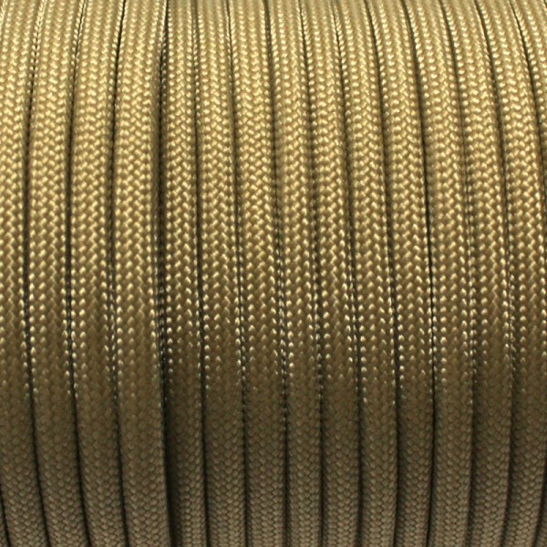 Paracord - 50 mtr. Rolle, gold