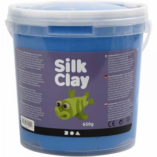 Silk Clay - Blau, 650g