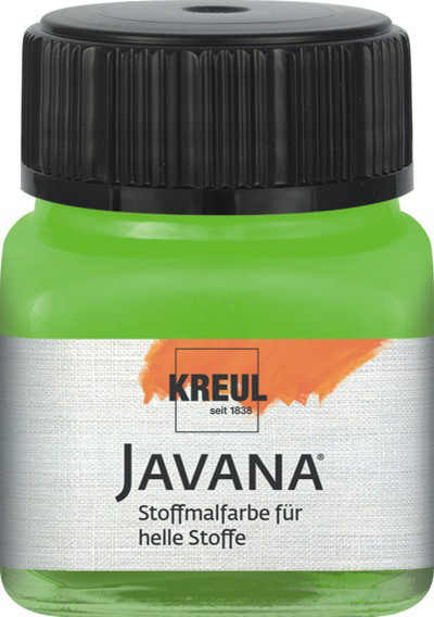 KREUL Javana Stoffmalfarbe für helle Stoffe, 20 ml, Maigrün