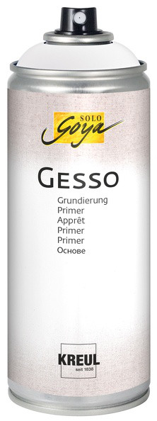 SOLO GOYA Gesso Primer Spray White, 400 ml