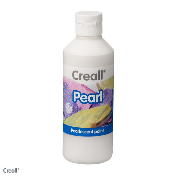 Creall-pearl, Perlmuttfarbe, 250 ml, Weiß