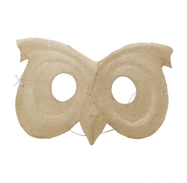 decopatch Kindermaske Eule, aus Pappmaché, 5x15x9,5 cm