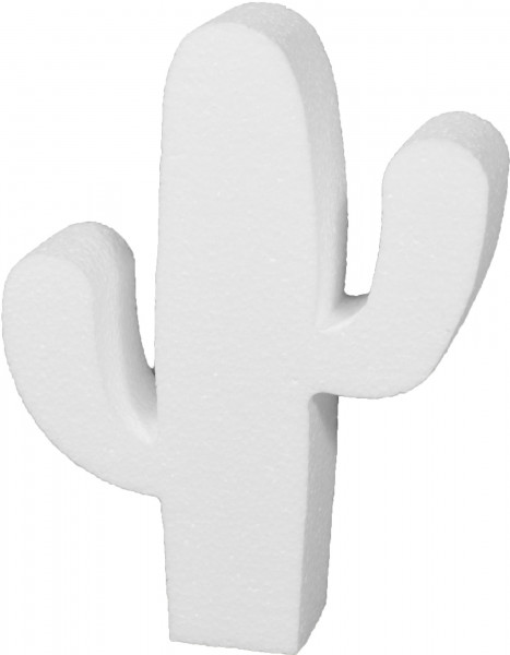 Styropor-Silhouette Kaktus 20x15x4cm