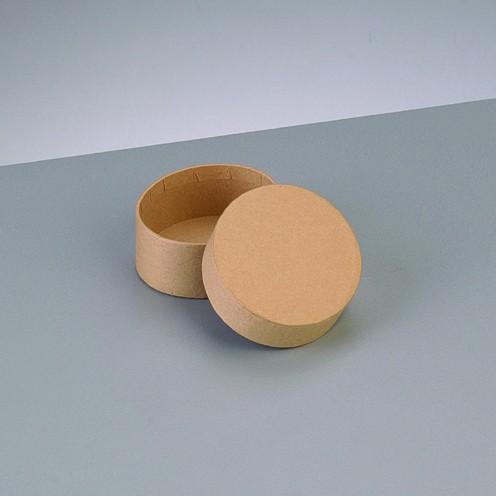 Box Rund, aus Pappmaché, Ø 6,5 x 4 cm