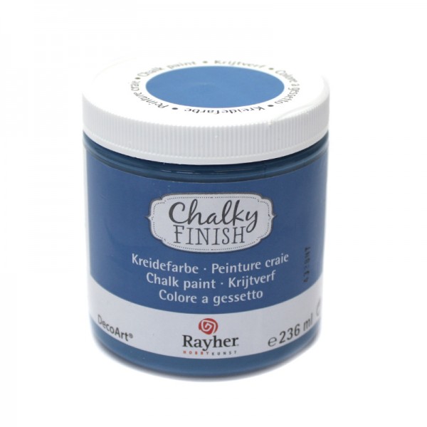 Chalky-Finish Kreidefarbe 236 ml - azurblau