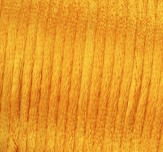 Satin Flechtkordel, Länge 50 m, Stärke 2 mm, gelb