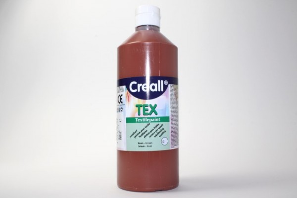 Creall-TEX, Textilfarbe, 500 ml, Braun