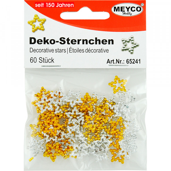 Deko-Sternchen - 60 Stück