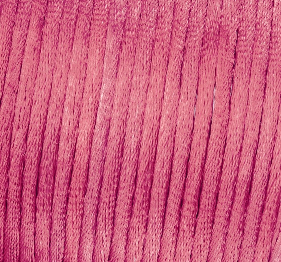 Satin Flechtkordel, Länge 50 m, Stärke 2 mm, pink