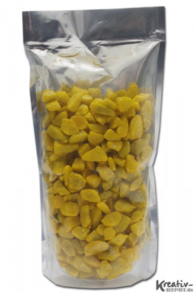 Deko-Kies, 500 g, 9-13 mm, gelb