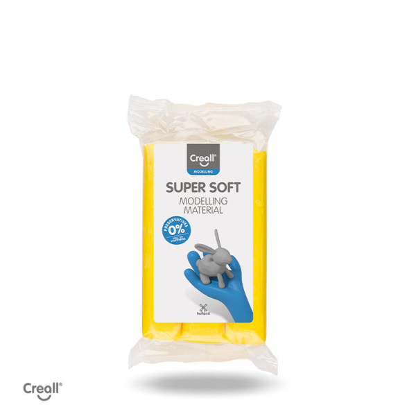 Creall® Super Soft Modellierknete, 500g, gelb
