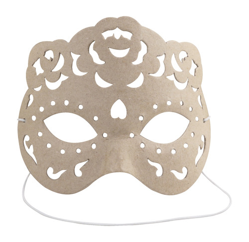 decopatch Maske, aus Pappmaché, 6x16x12,5 cm
