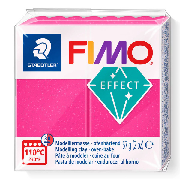 FIMO effect, Modelliermasse, 57 g, Rubin-Quarz