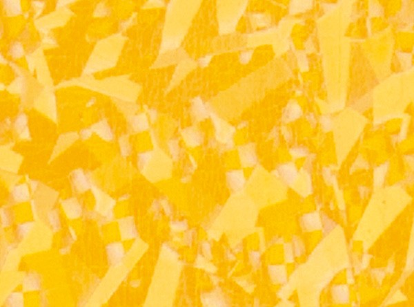 Verzierwachsplatte, flitter, 200x100x0,5mm, gelb