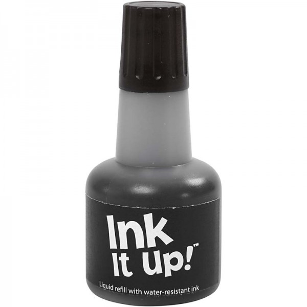 Ink it up! Stempeltinte, 40 ml, schwarz