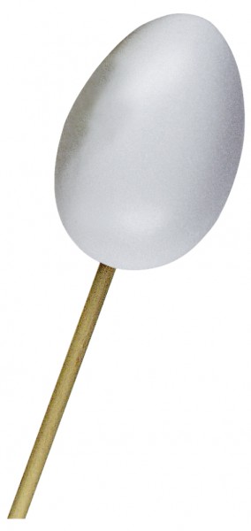 Kunststoff-Eier / Plastikei, 18 cm, weiß