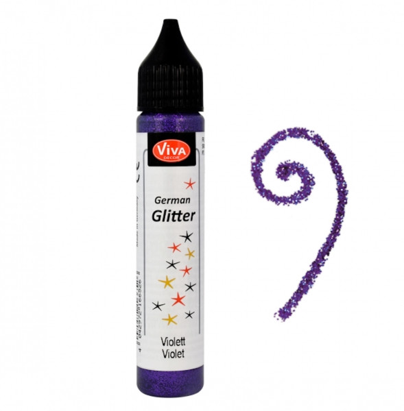 German-Glitter, 28 ml, Violett